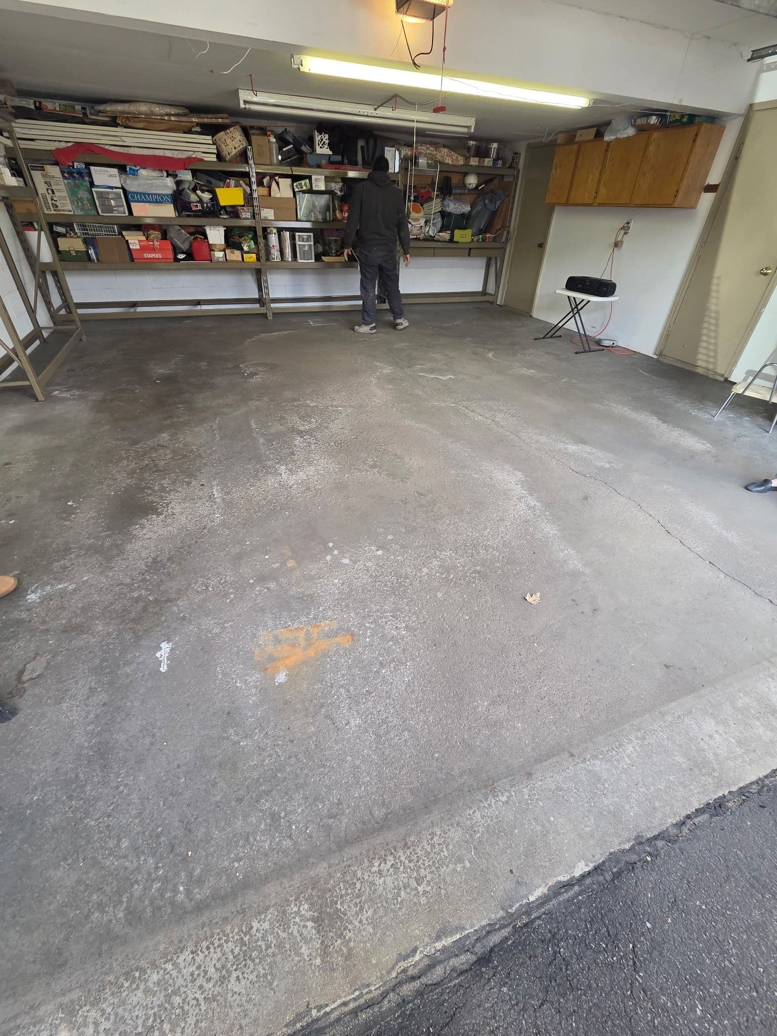 Project Flaked Epoxy Garage Floor Upgrade in Minnetonka Townhomes image