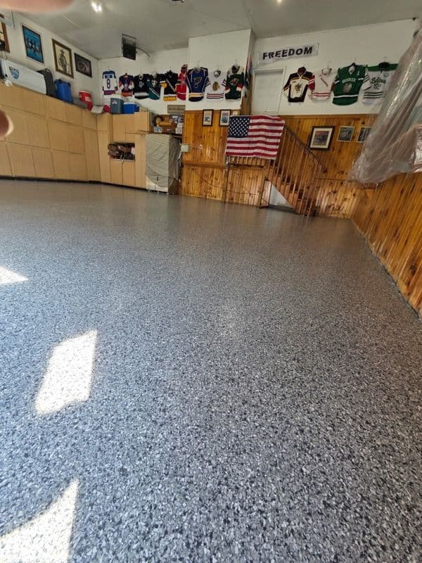 Project Garage Floors Get a Flaked Epoxy Makeover image