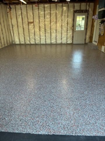 Gallery photos for Garage Floor Transformation for Harley Enthusiast: Image #2