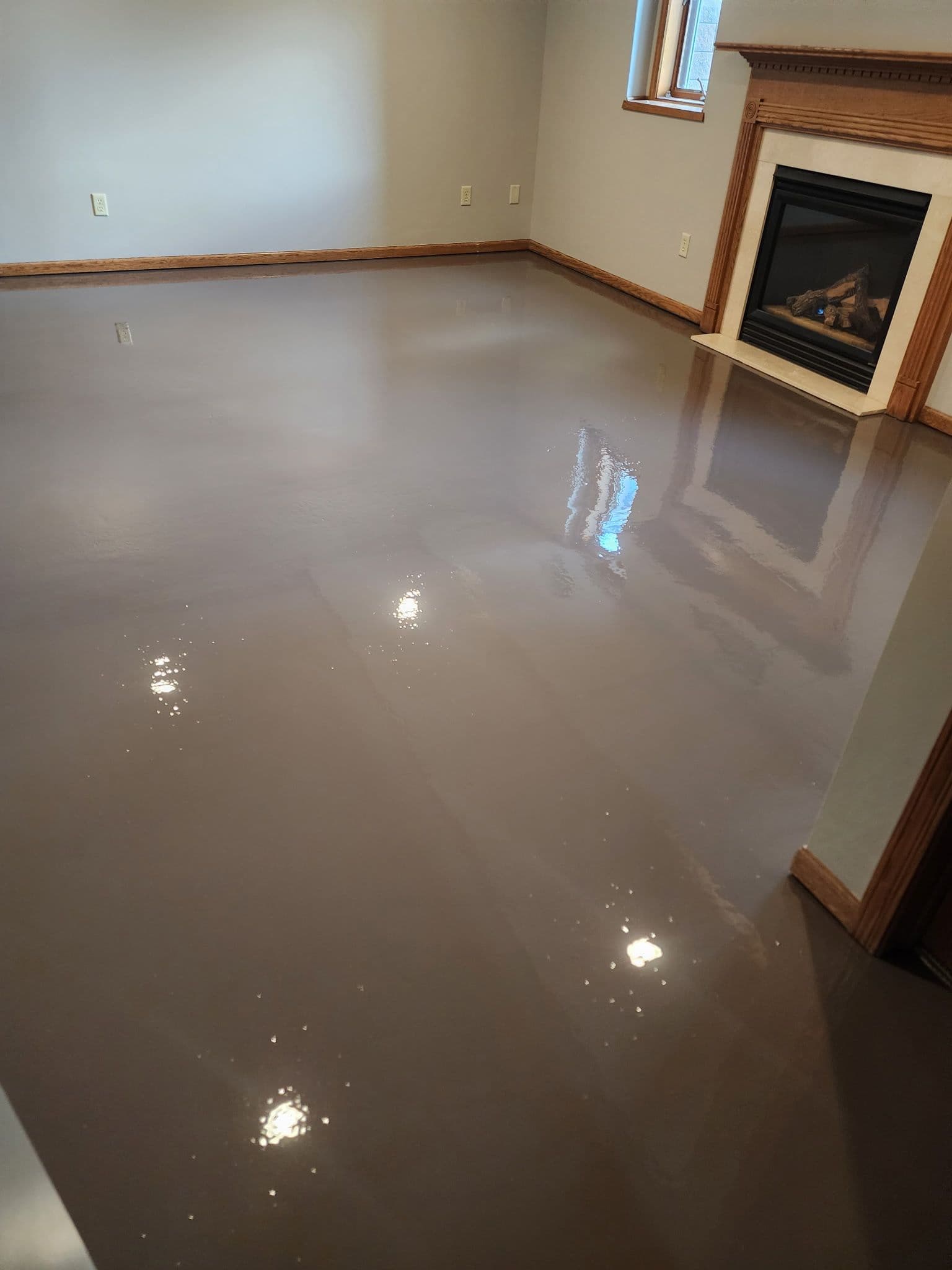 Stunning Metallic Epoxy Floor in Lakeville MN