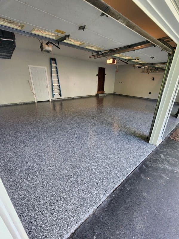 Stillwater Garage Epoxy Floor Transformation