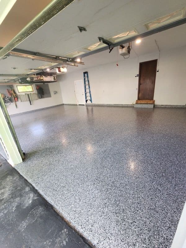 Gallery photos for Stillwater Garage Epoxy Floor Transformation: Image #1