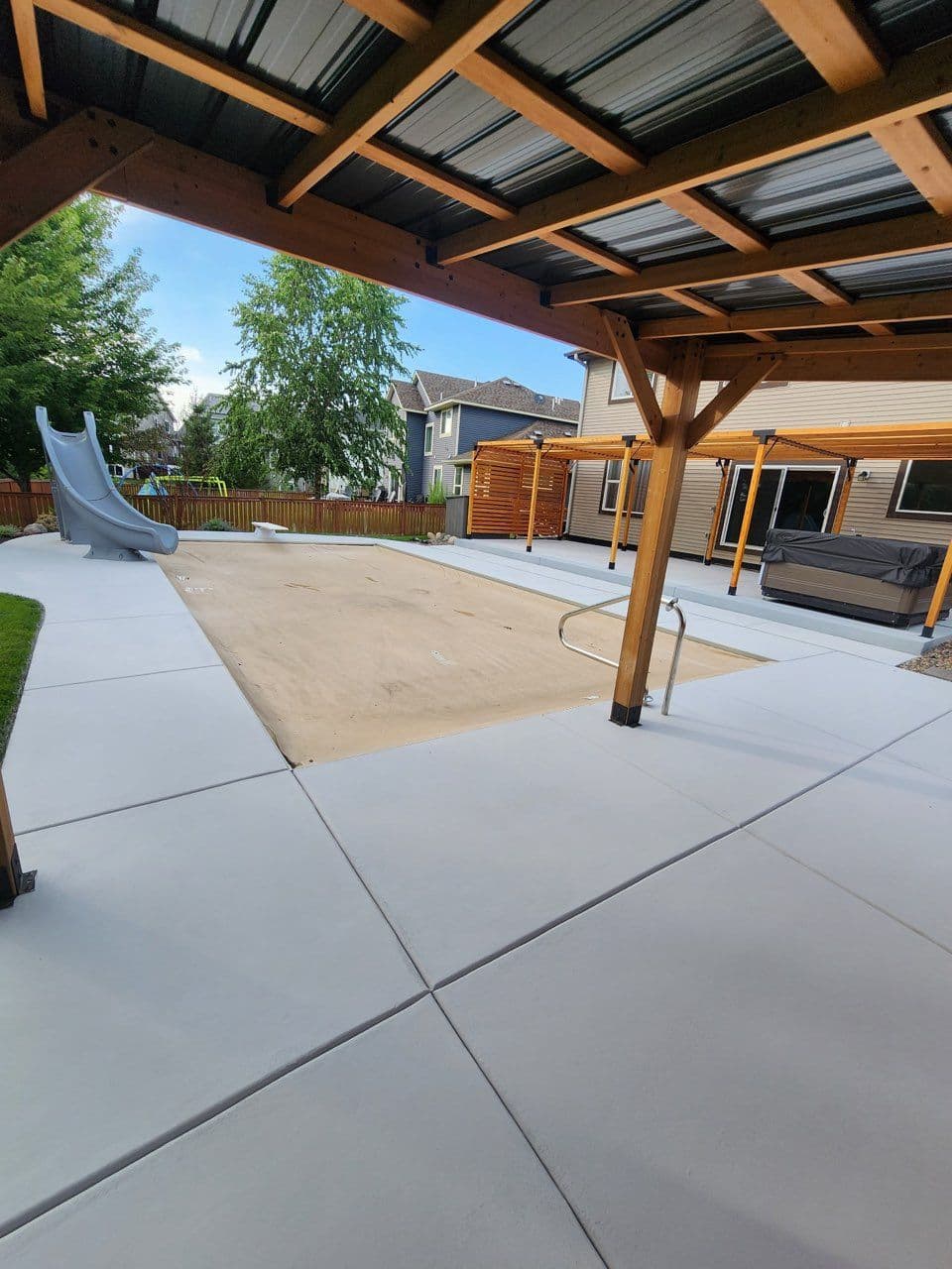 Stunning Pool Deck Transformation in Woodbury image