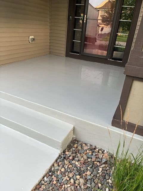 Gallery photos for Porch and Patio Revamp with Polyaspartic Coating: Image #1